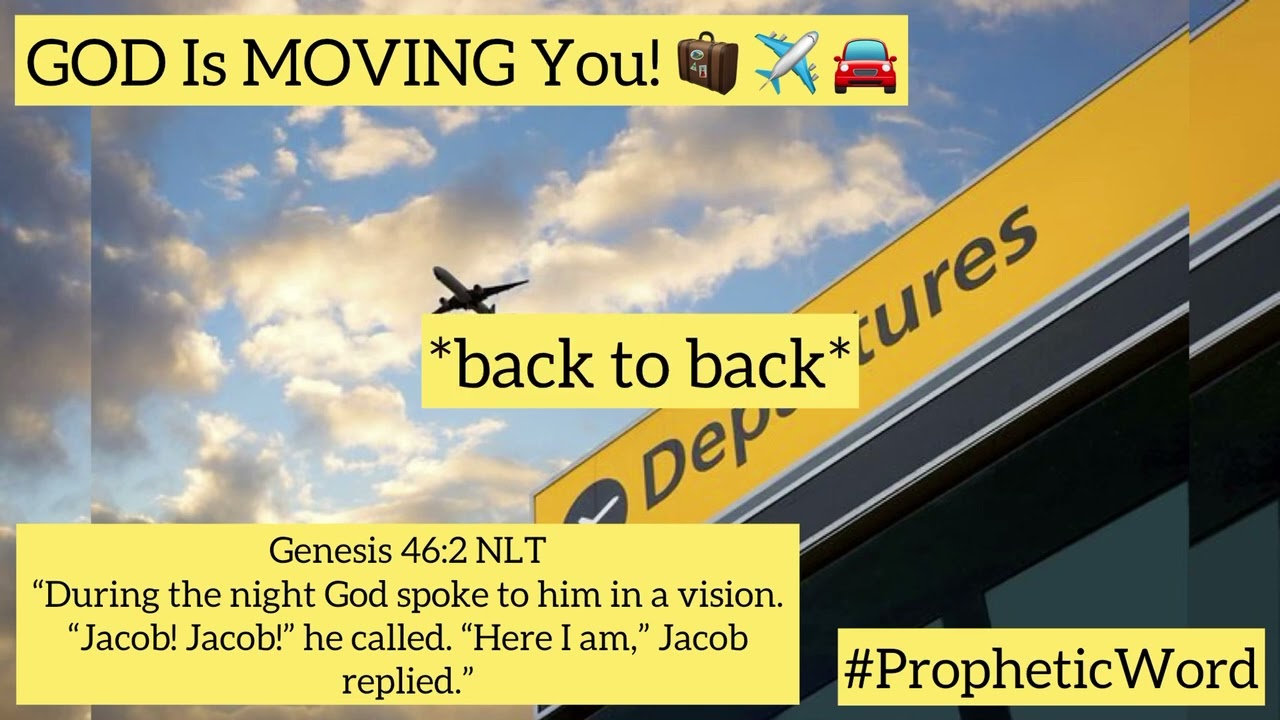 Get Ready To Leave! GOD Is Moving You! #PropheticWord #Relocation #ObeyGOD #KingdomMarriage 🚘✈️💍💕