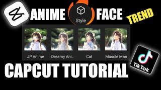 New style effect on capcut anime face| How to make anime face trending| Capcut tutorial|Anime face🔥 screenshot 3
