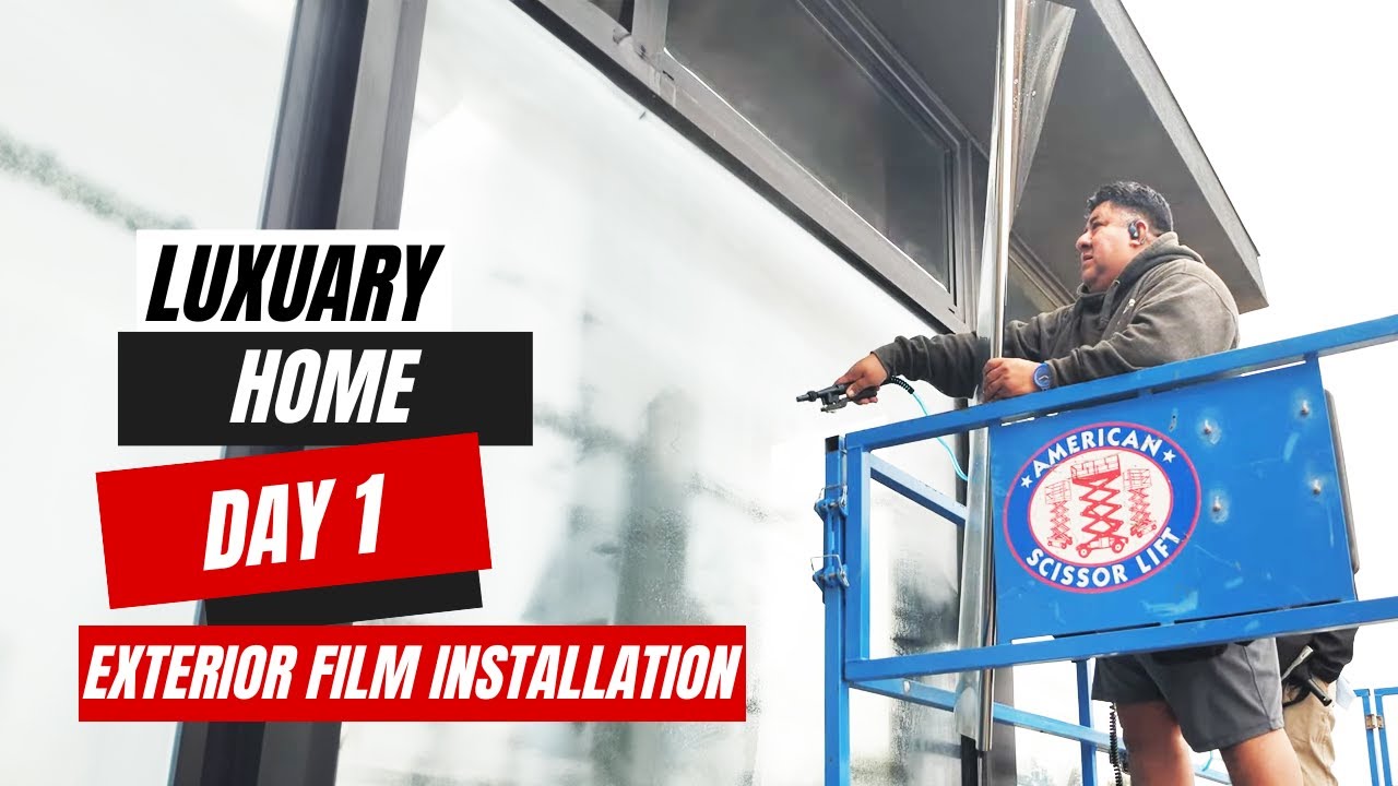 Exterior Window Film Installed on Luxury Wander Vacation Home