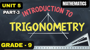 MATH GRADE 9 UNIT 5 PART 3/ TRIGONOMETRIC VALUES OF BASIC ANGLES | STEP-BY-STEP WITH EXERCISES 5.5