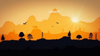 Flat Design Animation - Landscape | After Effects | No copyright video
