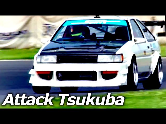AE86】ハチロク 筑波アタック 5連発！NA ＆ ターボ ＆ 3ローター ＆ 超