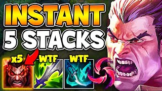 DARIUS BUT I INSTANTLY APPLY 5 STACKS OF BLEED! (THE INSTANT DUNK HACK)