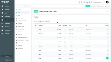 Cin7 Core - Product Management