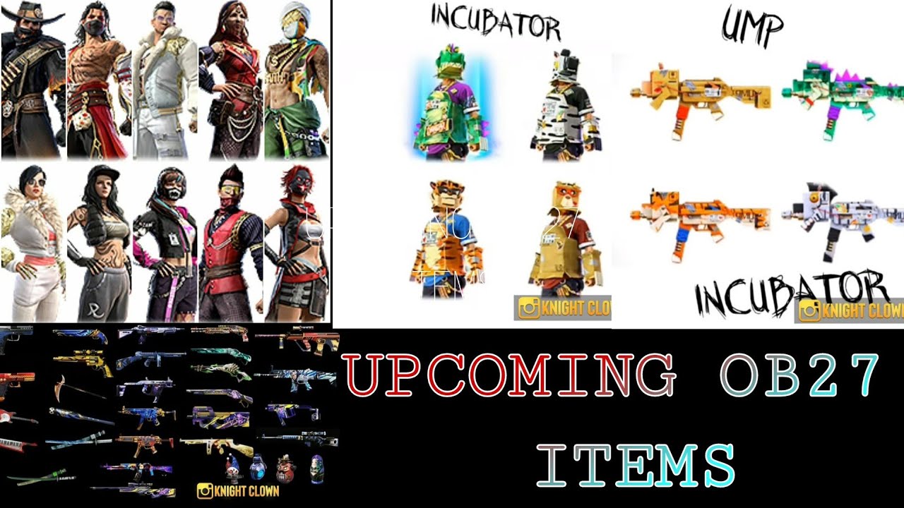 OB 27 ALL UPCOMING  ITEMS