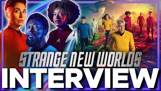 STAR TREK STRANGE NEW WORLDS Interview: GOODING, NAVIA and OLISANMOKUN talk Season 3!