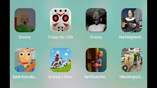 Branny, Friday the 13th, Granny, NunNeighbor Evil, Baldina Education, Granny's Race screenshot 4