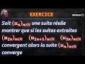 Mathsclic exercice  suites extraites