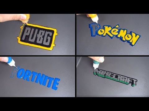 <strong>Game</strong> <strong>Brand</strong> Logo Pancake art - Pubg, Pokemon, Fortnite, Minecraft