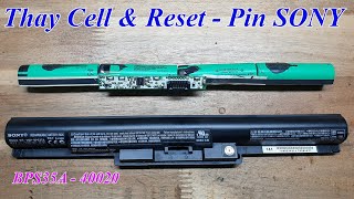 Replace new CELL battery and reset SONY 15E BPS35A battery with chip 40020 - 60020 screenshot 5