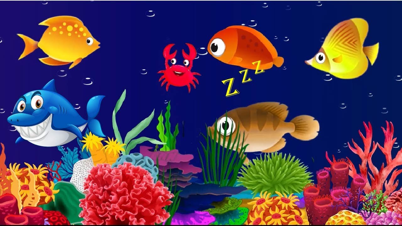 Bedtime Lullaby for Babies, Kids & Parents 😍 Animation🐟Fish lullaby🐟Calming Fishes #89 #babysleep