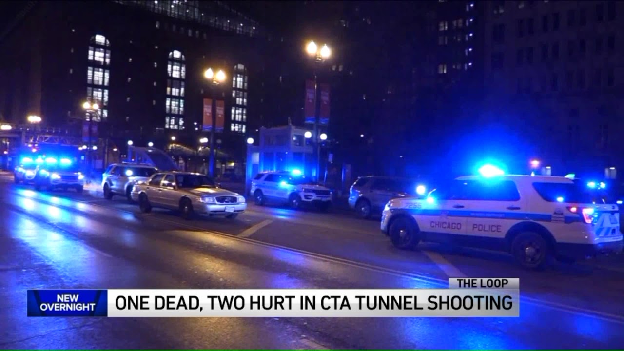 1 killed, 2 wounded in shooting in CTA tunnel in the Loop - YouTube