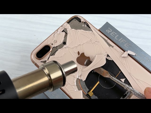 iPhone 8 Plus Cracked Restoration || Back Glass, Display