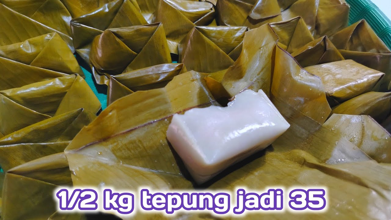 resep kue nagasari takaran 1/2 kg tepung,cara baru lebih praktis hemat gas hemat waktu 