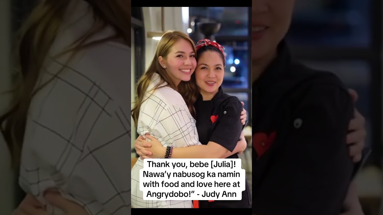 CLOSE PALA SI JUDY ANN AT JULIA MONTES 💖 