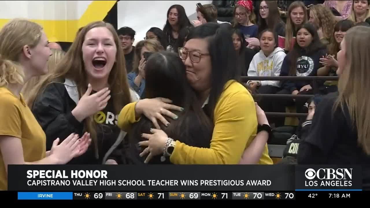 Capistrano Valley HS Teacher Wins Award YouTube