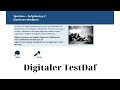 Der digitale TestDaf | Sprechen - Aufgabentyp 2