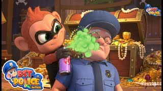 police chase city police cartoon safety rules kids billion