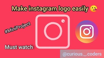 Create instagram logo using python turtle | Python turtle | Curious coders