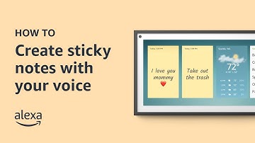 How to create sticky notes with your voice | Amazon Alexa | Tips & Tricks
