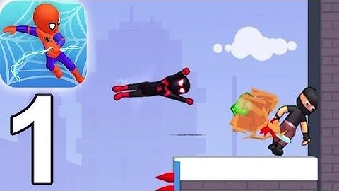Web Master: Stickman Superhero Gameplay Walkthrough Part 1 cartoon kids19