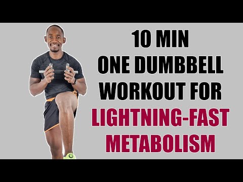 تمرین ده دقیقه ای با دمبل برای متابولیسم سریع در تمام طول روز