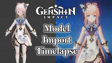 Genshin Impact model import (3DMigoto/Blender) - Timelapse