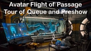 Avatar Flight of Passage Queue and Preshow - Disneys Animal Kingdom (4K)
