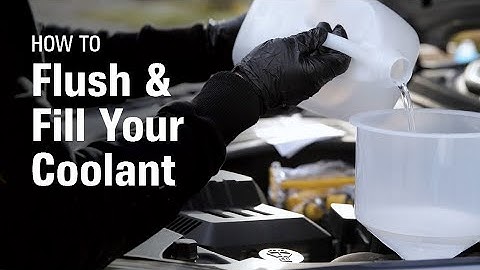 How to Flush & Fill Your Coolant