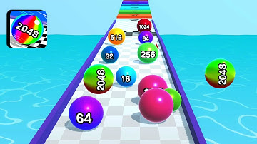 Ball Run 2048 Gameplay Walkthrough All Level Mobile Relaxing Video Android,iOS Alltrailer Update GSG