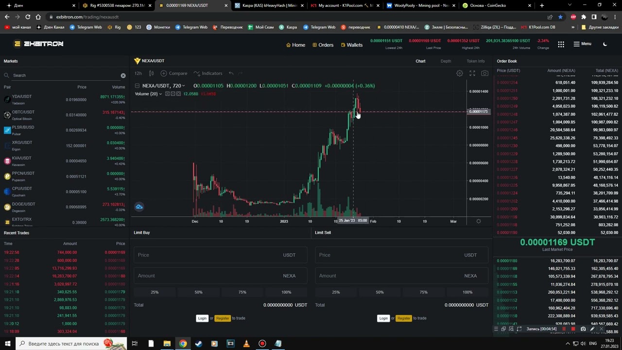 Пятничка. Купил видюху. Nexa - коррекция? Новый Lolminer  и т.д.