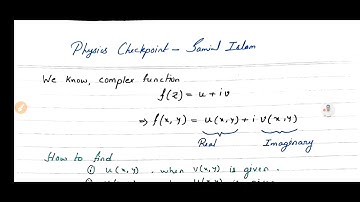 How to find: u when v is given or v when u is given for any Complex Function • Milne Thomson Method