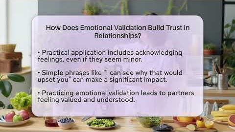 How Does Emotional Validation Build Trust In Relationships? - Holistic Balance And Bliss