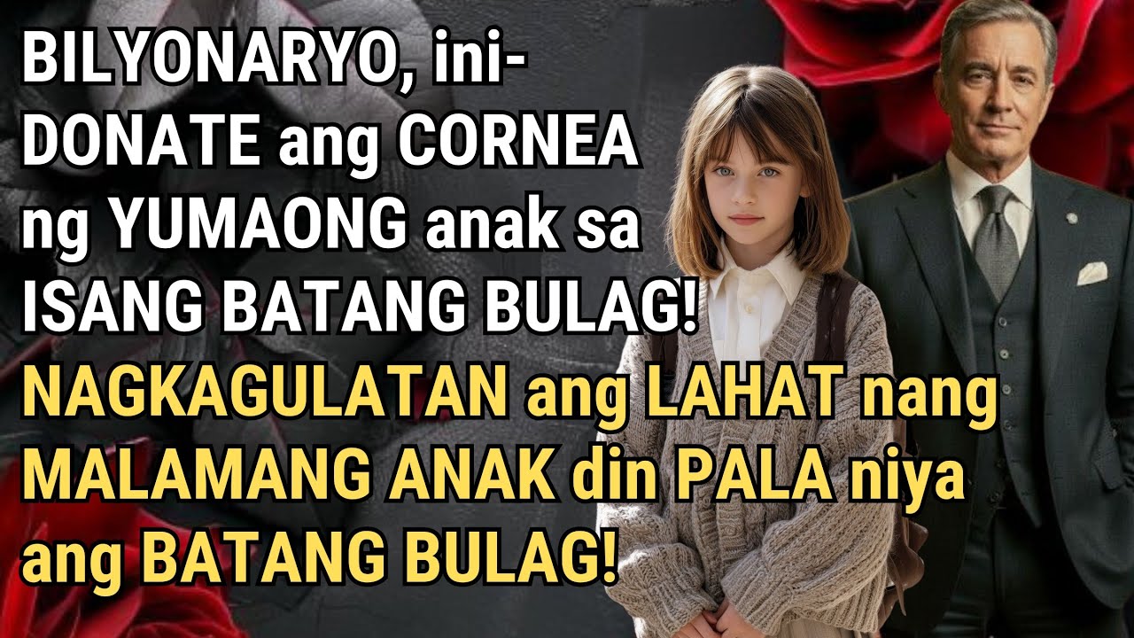 SA TUNAY na ANAK PALA niya NAI-DONATE ang CORNEA ng YUMAO NIYANG ISA PANG ANAK!