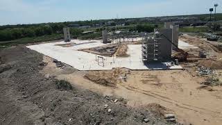 Creekview Lofts-Drone Construction Progress 1 - 2024-04-12