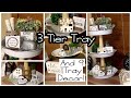 3 Tiered Tray DIY Plus 9 Farmhouse Tray Decor DIYs