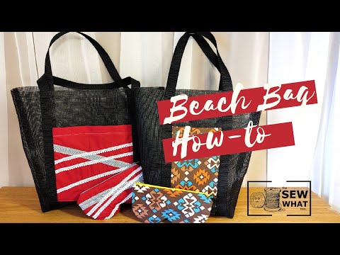 Between the lines //: Mesh Beach Bag Tutorial!!