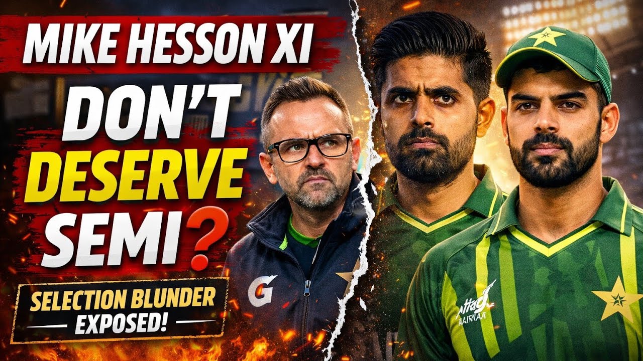  Pak out of T20WC | Babar, Shadab, Nawaz and Agha in Trouble? Hesson’s XI Sparks Big Controversy