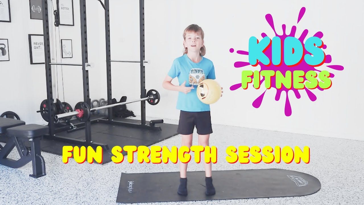 Kids Fitness Fun Strength Session - YouTube