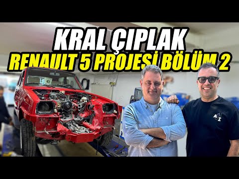 Renault 5 Projesi Bölüm 2 | Ekspertiz Yaptık, Motoru Söktük, Kaportaya Yolladık