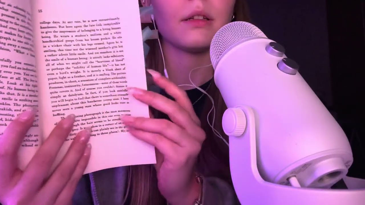 🌸 Doing ASMR with different books 🌸 (book tapping, scratching etc.) 