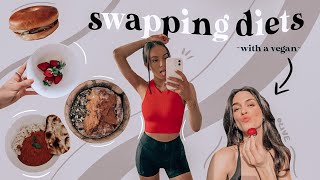 Download Lagu I swapped diets with a vegan for a day // ft. @OliveraDarko MP3