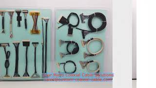 Minidock Plug R A Slim 80p Ipex 257604000 20599029e01 46 Awg Micro Coax Cable Usa Distributor Lo