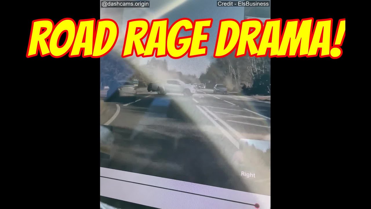 Epic Road Rage Showdown: Small Pickup, Big Drama! 