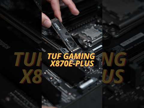 大容量SSDが高いから マザボ交換して複数枚搭載しちゃえばいいのだ #tufgaming #pcbuild