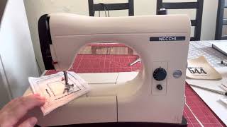 Necchi 544 Nähmaschine Top 🔝 sehr schöne Schmuckstück #nähmaschine #necchi