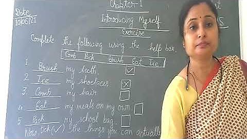 Class 1 EVS/ Ch. 1 Introducing Myself ( Ex. part 2)