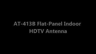 Antop AT-105B Indoor TV Antenna – With Inline Smart Pass Amplifier- 30/45 Mile Smart Range – Super Slim 0.02″ – Black/White Reversible – 10ft Cable – 4K UHD Ready – HDTV Antenna AT 413B Antop Outdoor and Indoor HDTV Antenna Flat Panel