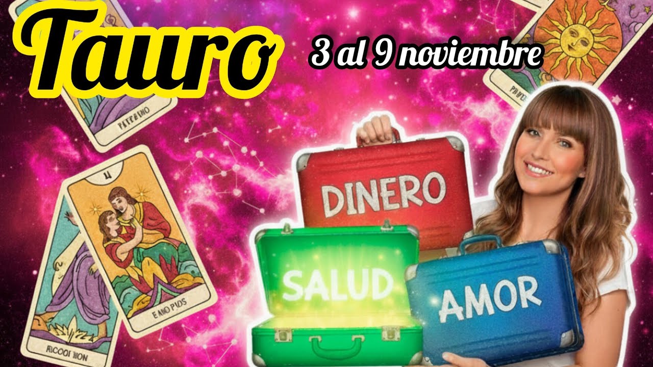 TAURO ♉️ EN LOS PŔÓXIMOS DIAS viene UN MILAGRO ! SE RESPIRA FORTUNA Y ...
