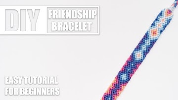 Gradient Arrowhead Diamond Ombre Dot Macrame Friendship Bracelets | Easy Tutorial for Beginners